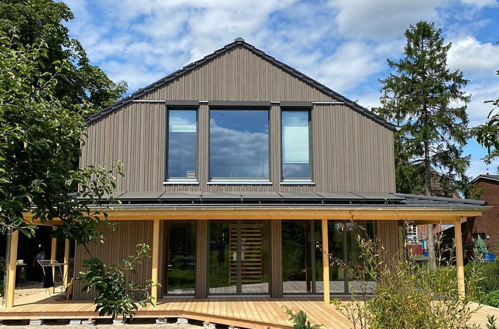 Vorvergraute Fassade Skyline